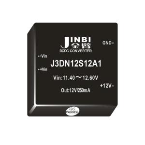 JINBI(金臂) J3DN12S12A1 3W,DC-DC,单路12V输出,1000V隔离