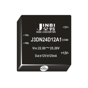JINBI(金臂) J3DN24D12A1 3W,DC-DC,双路12V输出,1000V隔离