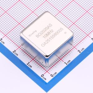 恒温晶振OCXO 20×20mm 10MHz 正弦波 5.0V -40℃~+70℃ ±5ppb -160dBc/1kHz 压控范围±0.5ppm