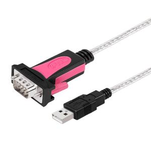 力特科技(Z-TEK)USB 2.0 转 RS232 DB9针 工业级通用串口线 3M 原装英国FTDI芯片 ZE656