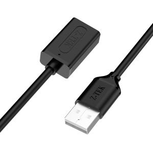 力特科技(Z-TEK)USB 2.0 A M 转 A F 延长线5M  ZX006