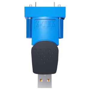 Z-TEK(力特)USB转RS232 DB9针转换器 工业级通用串口转接器 台湾PL2303芯片 ZE398C