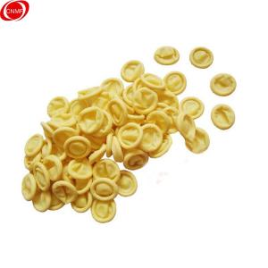 谋福(CNMF)防滑点钞手指套 工作橡胶手指套 (米黄指套 约1000只/袋)8796