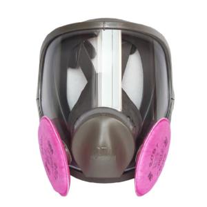 3M6800+2091全面罩防护三件套防电焊油烟有机玻璃纤维粉尘各类颗粒物  1套(三件套)