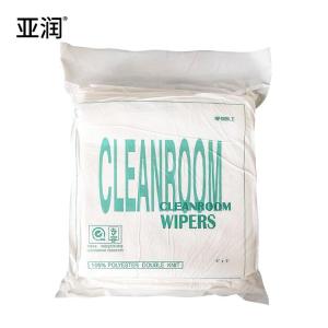 亚润无尘布工业擦拭布超细纤维UV喷头喷绘机 1009DLE无尘布网纹激光封边 9x9"130张