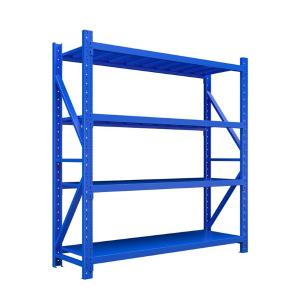 初嘉(CJ)仓储货架库房置物架中型货架蓝色主架1500*600*2000mm/200kg