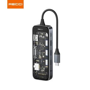 RECCI  十合一HUB RH22灰色