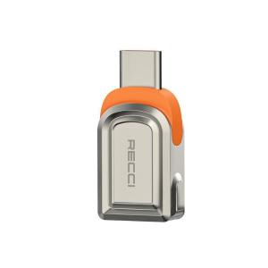 RECCI  USB3.0转Type-C OTG转接头 RDS-A16C钛合金