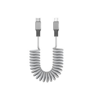 RECCI   快充弹簧系列华为转Lightning数据线RS25CL太空银