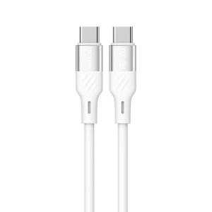 RECCI 非凡系列超级快充华为转Type-C接口硅胶数据线 RS22CC水晶白