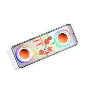 RECCI   空间站炫彩RGB七彩灯效蓝牙音箱RSK-W38白色