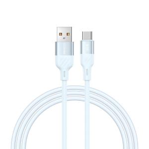RECCI 非凡系列超级快充Type-C接口硅胶数据线 RS22C清澈蓝