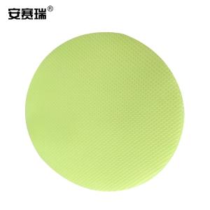 安赛瑞 圆形PEVA防滑贴 100mm 背胶 夜光 绿色 10片