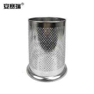 安赛瑞 不锈钢存储架 置物架沥水架 收纳桶筷子筒 密孔款 小号 26370