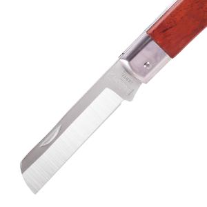 deli得力DL0070电工刀200mm直嘴梨花木(黄)(把)