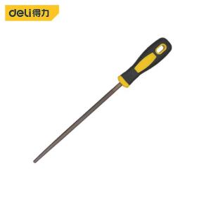 deli得力DL68108中齿圆锉8寸(黄)(把)