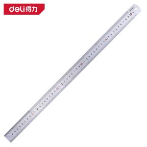deli得力DL8050钢直尺500mm(银)(把)