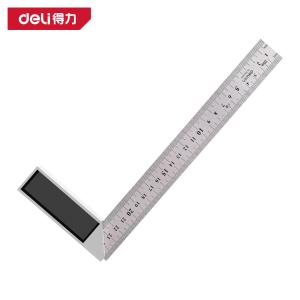 deli得力DL302250钢角尺250mm铝压铸(黑)(把)