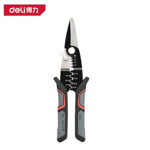 deli得力DL383012直嘴电工剪1.6-3.2mm(黑)(把)