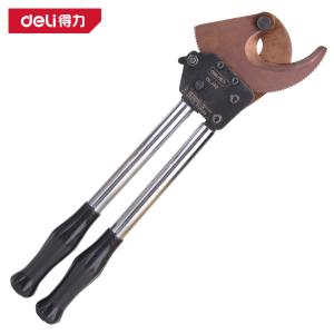 deli得力DL-J40棘轮电缆剪Φ40mm(黄)(把)