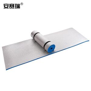 安赛瑞 户外铝箔午睡防潮垫 露营超轻休闲健身泡沫垫 加厚瑜伽垫 厚8mm长180cm宽60cm 310760