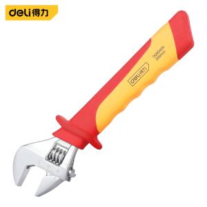 deli得力DQ90408_绝缘活动扳手8寸(红)(把)