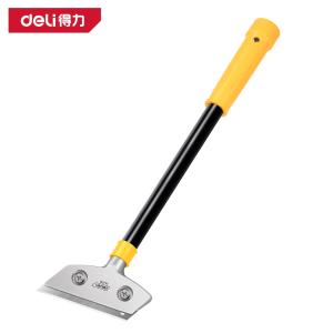 deli得力DL4726重型铝合金清洁铲刀600mm尾部敲击头(黄)(把)