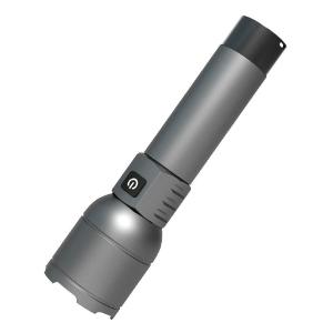 得力工具DL551028手电筒1200lm3000mAh变焦白激光(灰)(个)