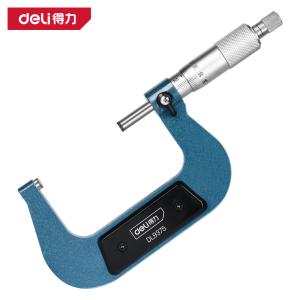 deli得力DL9375外径千分尺50-75mm(银)(把)