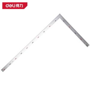 deli得力DL7150钢拐尺250x500mm(银)(把)