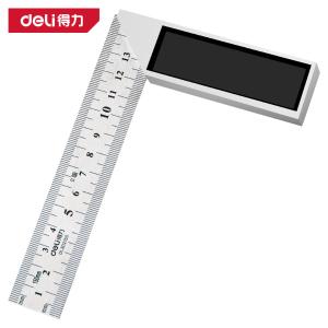 deli得力DL302150钢角尺150mm铝压铸(黑)(把)