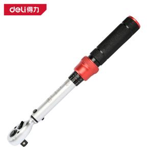 deli得力DL180025三级精度预置扭力扳手3/8寸5-25Nm(红(把