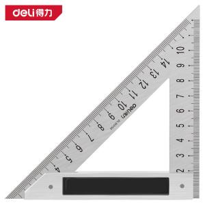 deli得力DL303150三角尺150mm铝压铸(黑)(把)