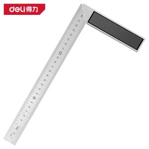 deli得力DL302300钢角尺300mm铝压铸(黑)(把)