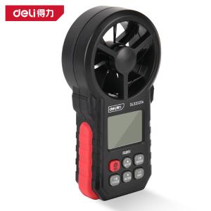 deli得力DL333214风速仪0~30m/s高精度(红)(台)