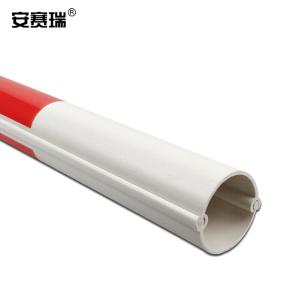 安赛瑞 拉线警示保护管 电缆拉线警示管 红白反光PVC拉线保护管 电杆安全标志Φ32mm×2000mm 310097