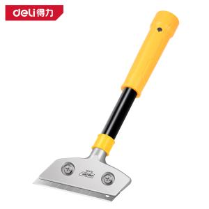 deli得力DL4725重型铝合金清洁铲刀300mm尾部敲击头(黄)(把)