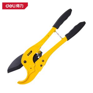 deli得力DL350075锋利型管子割刀75mm棘轮省力(黄)(把)