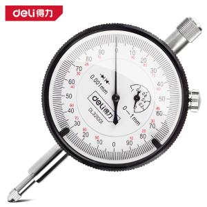 deli得力DL321001千分表0-1mm专业(银)(把)