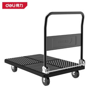 deli得力DL436350S加强型平板车350kg/TPR轮(黑)(台)