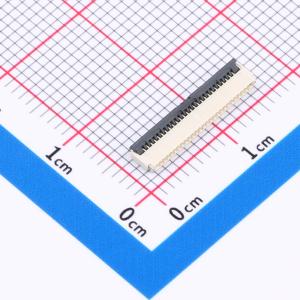 翻盖式 双侧触点/上下接 P数:26P 间距:0.5mm