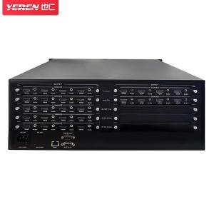 也仁KS系列无缝混合视频矩阵切换器一卡4路 4K@30 HDMI无缝矩阵 (可定制输入输出) 20进8出YSK-2008
