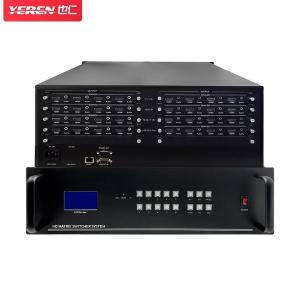 也仁KS系列无缝混合视频矩阵切换器一卡4路 4K@30 HDMI无缝矩阵 (可定制输入输出) 16进16出YSK-1616