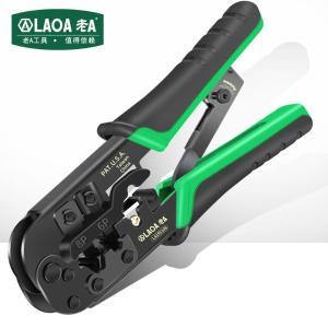 LAOA(老A)双色柄8P/6P/4P三用网络钳