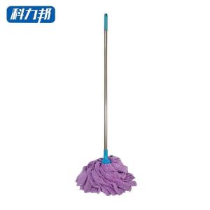 科力邦 拧水拖把 KB1102 环卫公司木地板传统墩布头 工厂酒店大堂珊瑚绒棉布吸水拖布 (单位: 件) 颜色随机