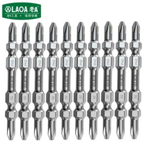 LAOA(老A)1/4"系列10PCS双头冲击风批嘴65MM