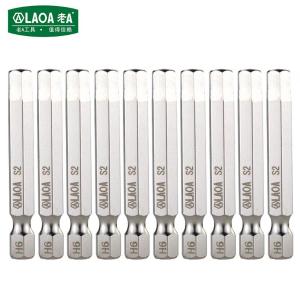 LAOA(老A)2PCS 1/4"系列内六角批嘴批头 H6.0
