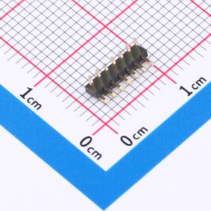 1x7P 间距:1.27mm 方针 弯插