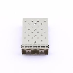 光纤笼子 光纤屏蔽罩 SFP+1x2连接器外壳 压接式