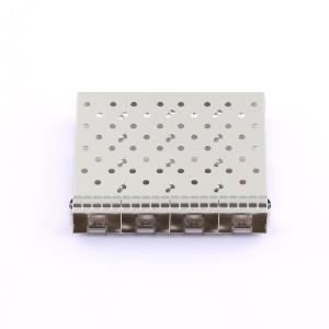光纤笼子 光纤屏蔽罩 SFP+1x4连接器外壳 压接式
